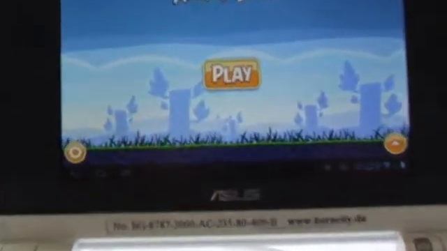 Angry Birds on Asus Eee PC 701G смотреть онлайн