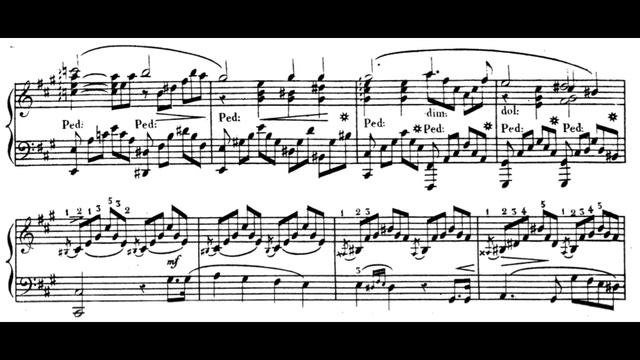 Etude in F Sharp Minor, op. 26 no. 10 (L. Farrenc) Score Animation смотреть онлайн
