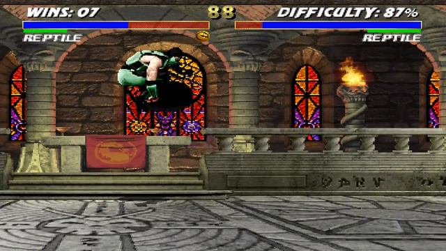Mortal Kombat Komplete UPDATE 2020 - Ultimate Mortal Kombat 3 MUGEN (SNES) RELEASE! Reptile Gamepla