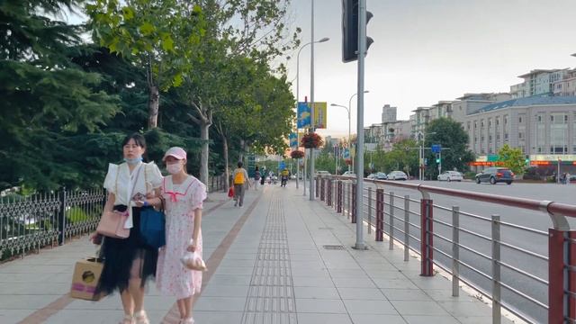 [4KHDR]China 4k Walk 2022 | Travel At Home Walk In Dalian People's Square Zhongshan Road China