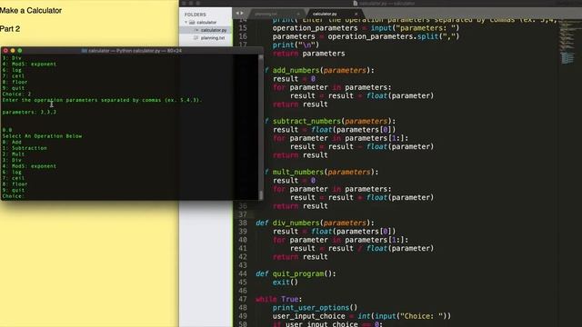 Learning Python 17: Building A Calculator Part 3 смотреть онлайн