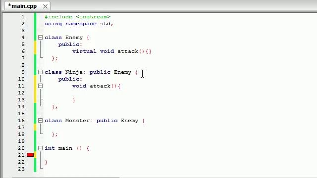 Buckys C++ Programming Tutorials - 56 - virtual Functions смотреть онлайн