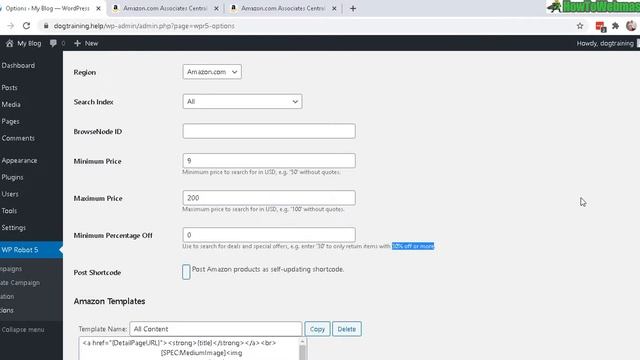Automatic Post Amazon Affiliate Products to Wordpress With WP ROBOT Plugin смотреть онлайн