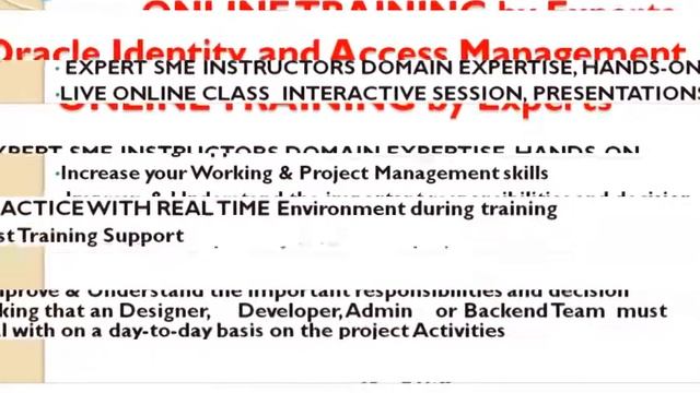 Oracle Identity and Access Management Online Training смотреть онлайн