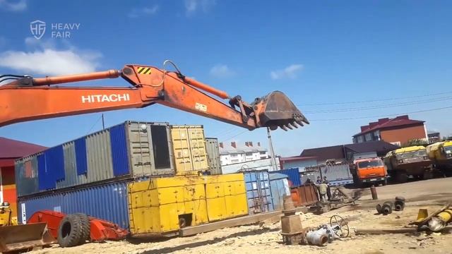 Гусеничный экскаватор Hitachi ZX240 – продается на HEAVY FAIR! Видео диагностика экскаватора