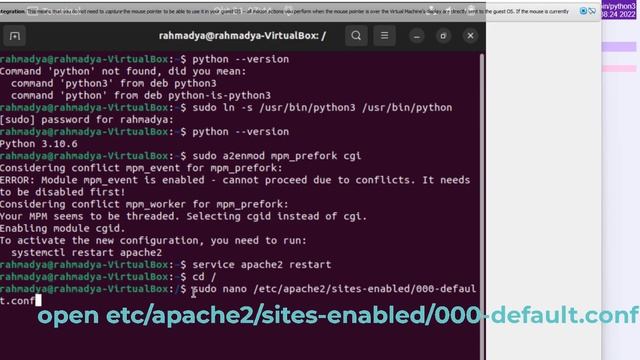Run Python on Apache2 Ubuntu смотреть онлайн
