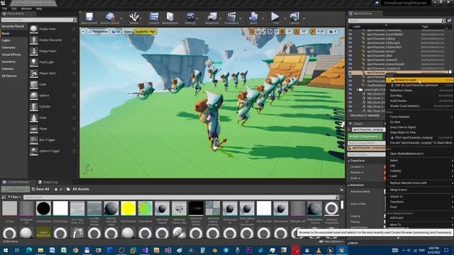 Unreal Engine 5 - Знакомство с редактором #3. Как добавить ассеты в проект на Unreal Engine 5 смотреть онлайн