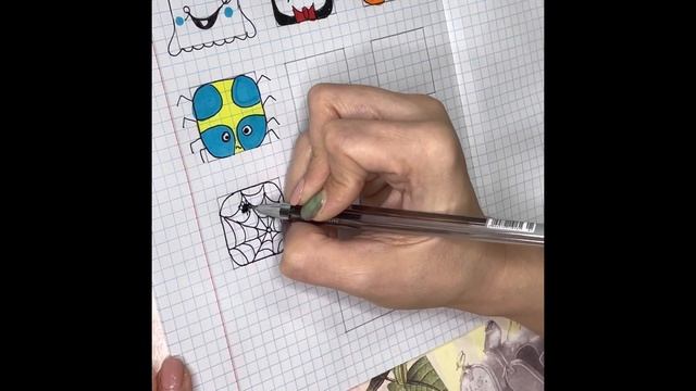 10 DIY Halloween.Картинки для наклеек.Срисовки своими руками смотреть онлайн