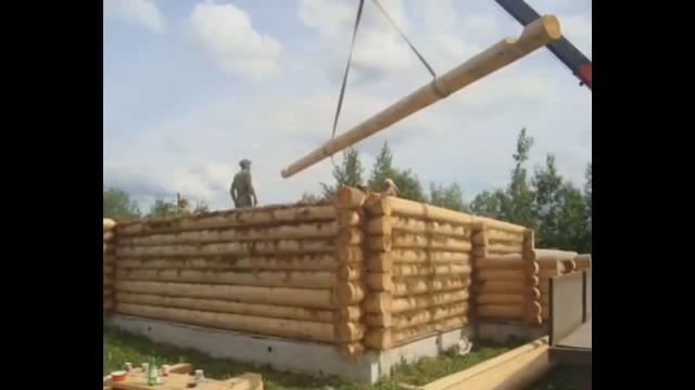 Собираем сруб дома в поселке Будогощь | Вепсский Сруб