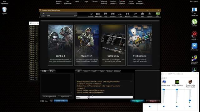 CSN:S (CSN:Z) OFFLINE SERVER + ALL ITEMS (Оффлайн режим + все предметы) смотреть онлайн