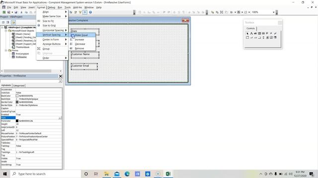 Complaint Management System in Excel and VBA - Part 4 (Creating Resolve Complaint UserForm) смотреть онлайн