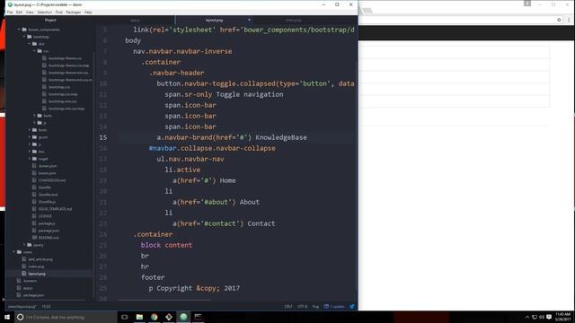 Node.js & Express From Scratch [Part 6] - Bower & Bootstrap смотреть онлайн
