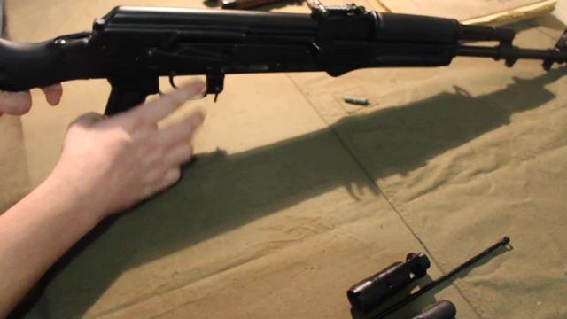 АК-74, порядок неполной разборки и сборки. Часть 1. смотреть онлайн