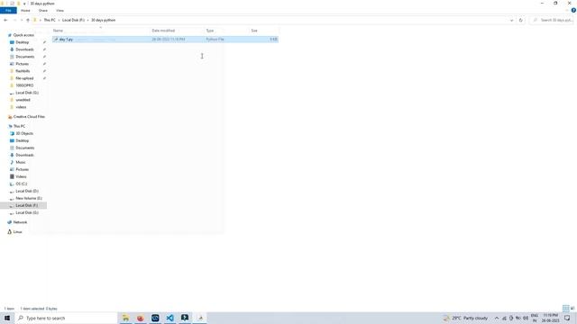 30 Days of Python - Day 1 | Installing Python 3.11 - Python Tutorial смотреть онлайн
