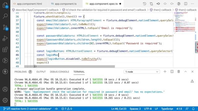 Angular Unit testing- 20 | Form Control Validations | Reactive Form validations | Part 2 смотреть онлайн