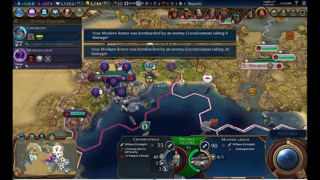 Civilization 6 Germany, Immortal Difficulty Try 1 Part 3, Loosing смотреть онлайн