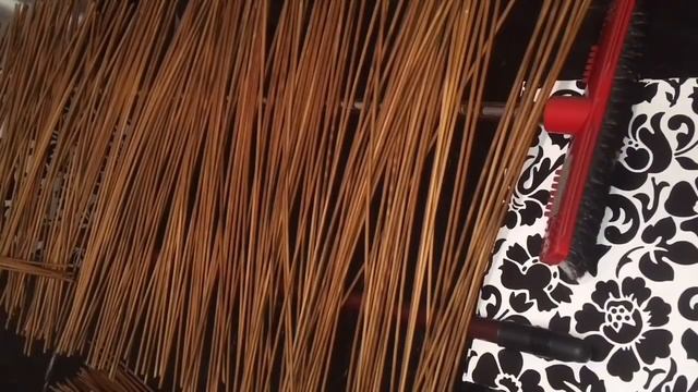 Сушка трубочек, окрашенных морилкой. смотреть онлайн