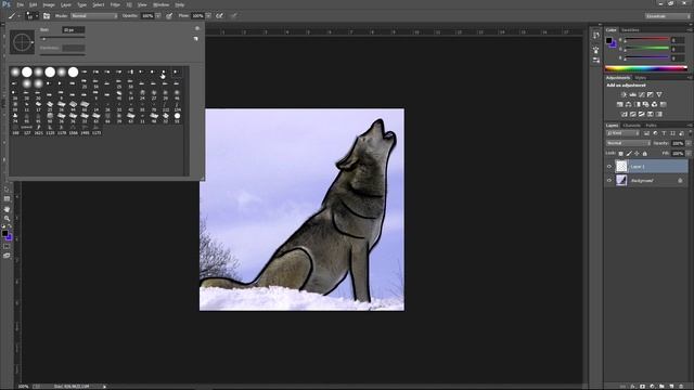 How to Freehand draw over an image in Photoshop смотреть онлайн