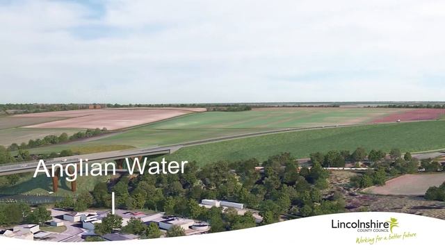 Grantham Southern Relief Road Flythrough смотреть онлайн