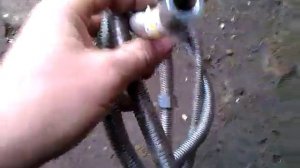 Гибкий железный шланг для газового котла
