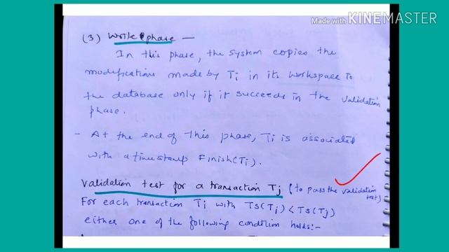 Validation based or optimistic concurrency control protocol - lecture167/ DBMS смотреть онлайн