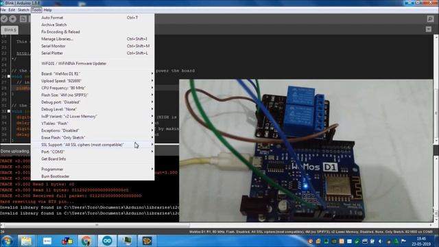 Getting Started ESP-8266 Wemos R1 D1, Nodem MCU with Arduino IDE Windows смотреть онлайн