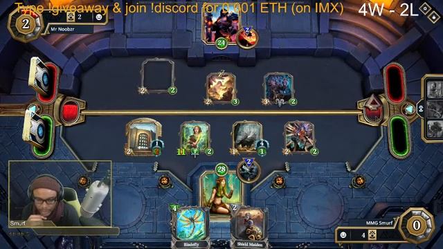 Join !discord for !giveaway | Gods Unchained Weekend Ranked w/ Smurf [MMG] смотреть онлайн