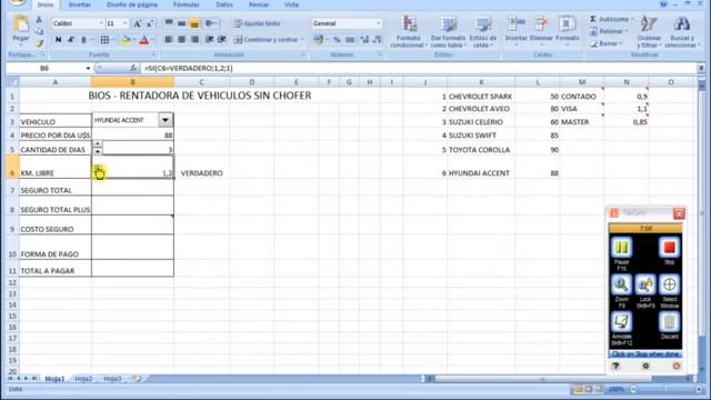 Uso de formularios en Excel 2007. смотреть онлайн