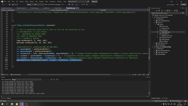CUSTOM GUI and sliders texture JUCE / VST3 / C++ (Кастомне оформлення вашого вірт. сінта і крутілок смотреть онлайн