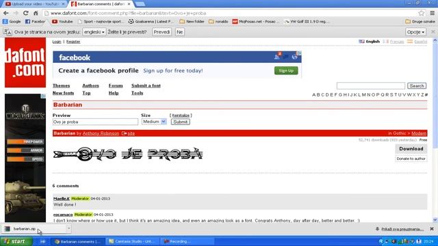 KAKO INSTALIRATI NOVE FONTOVE WINDOWS XP I WINDOWS 7 смотреть онлайн