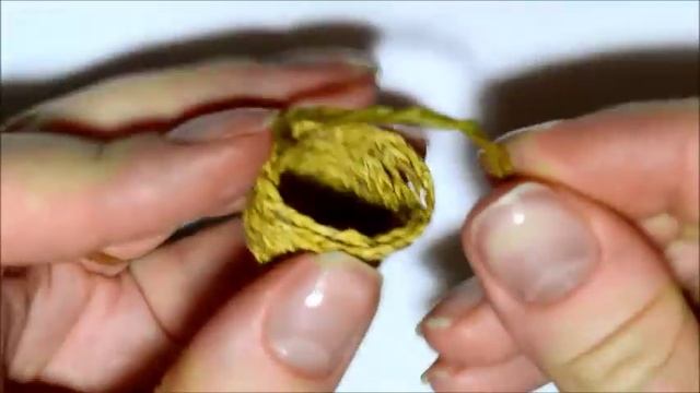 Плетенные корзинки (кукольная миниатюра). смотреть онлайн