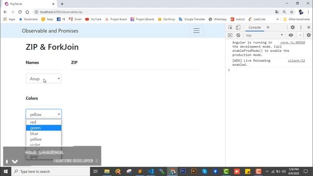 Zip & ForkJoin Operator in Rxjs Angular | Rxjs Tutorial in Hindi (2021) [Ep - #28] смотреть онлайн