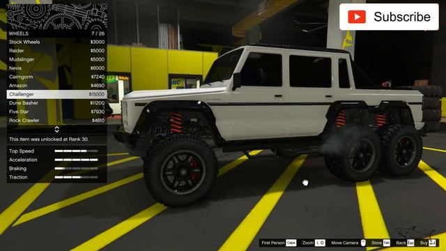 Dubsta 6x6 Review & Best Customization GTA 5 Online Mercedes-Benz G63 AMG 6x6! NEW смотреть онлайн