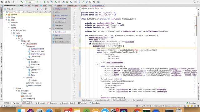 Пишем игру на Kotlin(Котлин) - Клон Танков: 21 урок. Вражеские танки стреляют смотреть онлайн