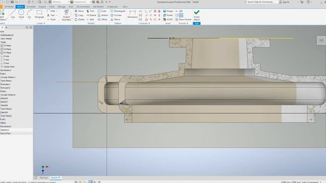 Autodesk Inventor 2021 Tutorial E10 - Centrifugal pump body смотреть онлайн