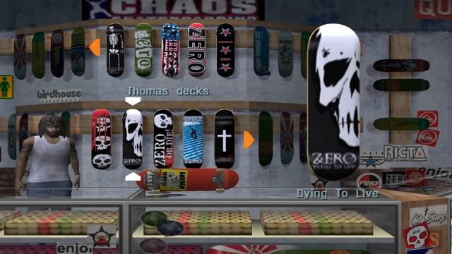 Tony Hawk's Pro Skater 3: Decks (Boards) смотреть онлайн