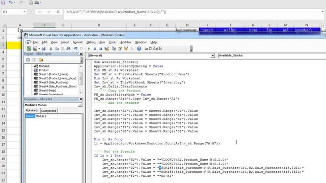 របៀបប្រើរូបមន្ត VLookupក្នុង Excel VBA code смотреть онлайн