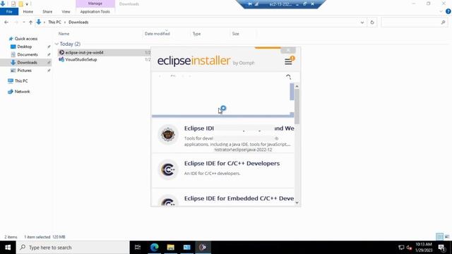 Download and Install eclipse IDE on windows for Java Developer смотреть онлайн