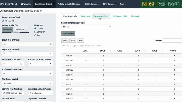 Sparse Allocation in FielDHub: Boost Efficiency of Multi-Environmental Field Trials смотреть онлайн