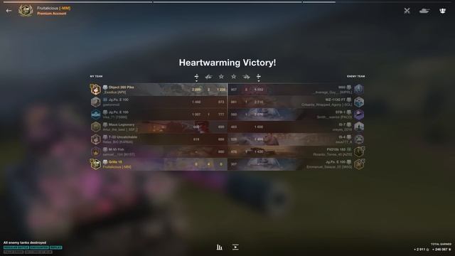 Grille 15 & VK 72.01 (K) • WoT Blitz Gameplay смотреть онлайн