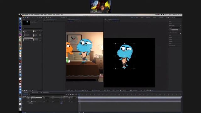 Как настроить свет в After effects на примере Гамбола смотреть онлайн