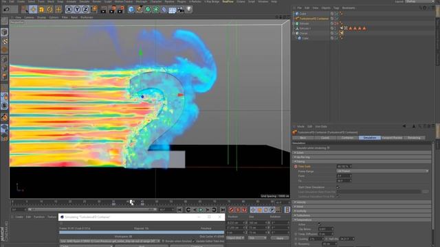 TurbulenceFD Cinema 4D | Collision Object с ДЫМОМ в Octane Render смотреть онлайн