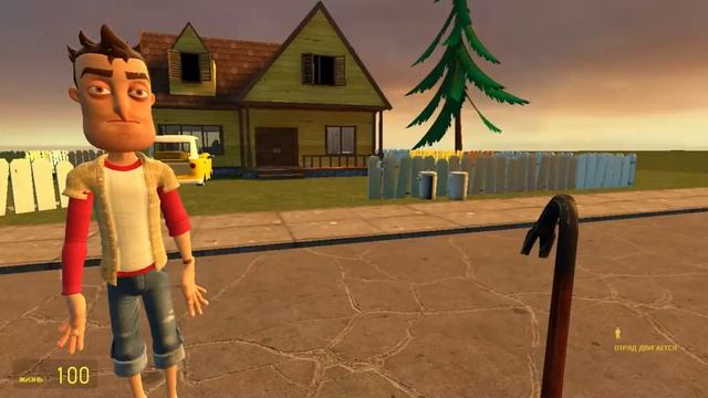 иследуем и ловим соседа в гарис мод