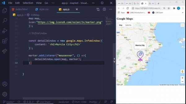 JavaScript Google Maps API Tutorial Updated [2023] - Create Google Map ?️