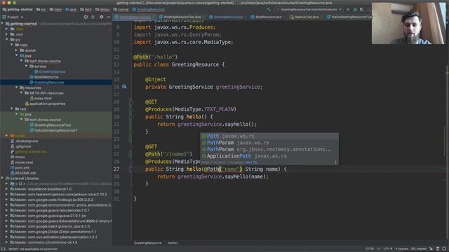 Quarkus Backend development with Java and GraalVM - Functional tests смотреть онлайн