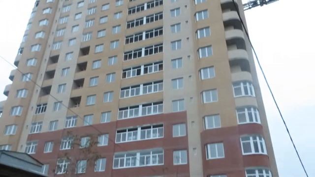 Строящийся дом по улице Демонстрации в городе Туле