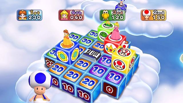 Mario Party 9 High Rollers ◆Daisy vs Peach vs Koopa vs Toad Master Difficulty #8 смотреть онлайн