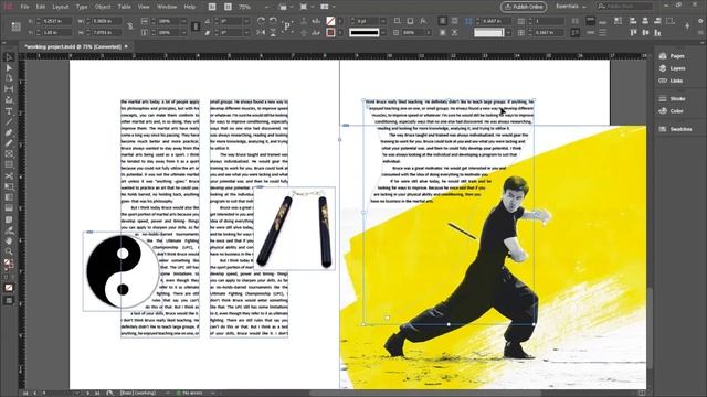 InDesign STEP 6 Creating Custom Shaped Text Boxes смотреть онлайн