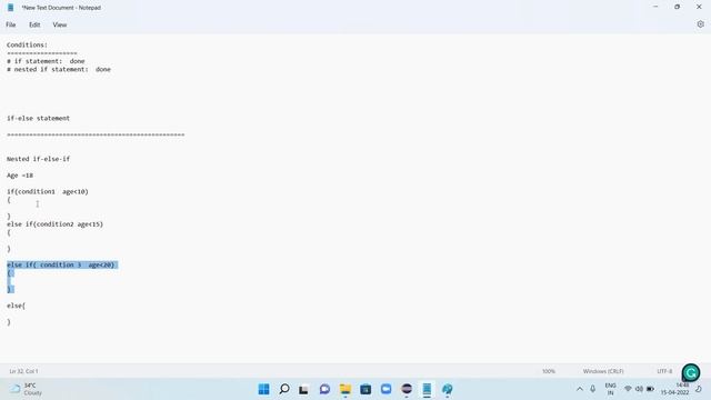 Java- If else if Statement || Automation Testing Guide || Java Programming смотреть онлайн
