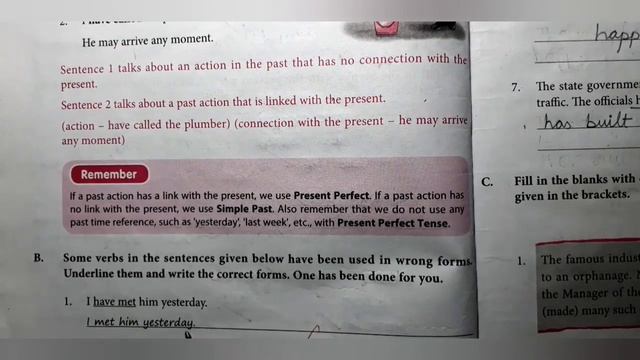 ||Tenses Solution||DAV Class 8 English Practice Ch 1 Solution||Collection Of Study|| смотреть онлайн